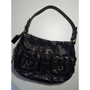 Vintage Coach Legacy Garcia Hobo Bag Black Leather #12654 Y2K Shoulder Purse